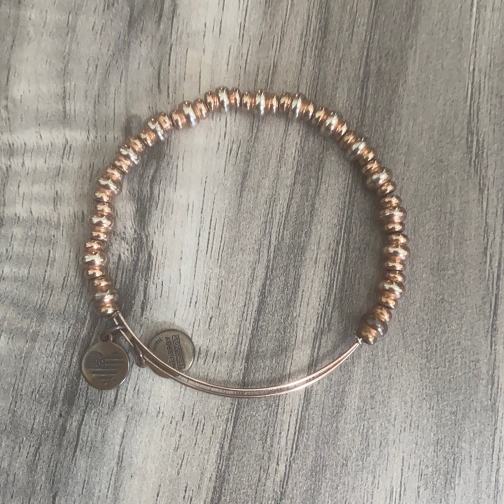 Alex and ani bracelet pink rose
